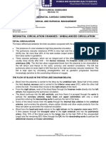 Neonatal Circulation Changes / Unbalanced Circulation: Neonatal Cardiac Conditions: Medical and Surgical Management