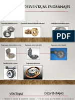 Engranajes Ventajas y Desventajas