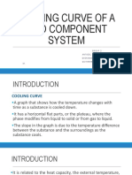 Cooling Curve of A Two Component System