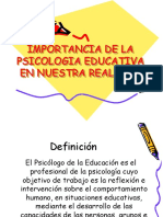 Psicologia Educativa en Nuestra Realidad