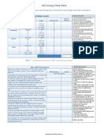 ADL Scoring Cheat Sheet