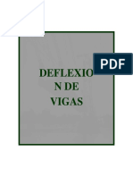 Deflexion de Vigas