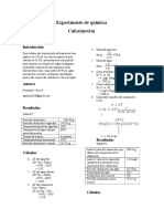Calorimetria