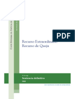 Recurso Extraordinario Recurso de Queja CSJN