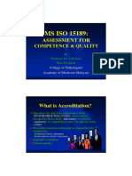 ISO 15189-Quality and Competence by Prof Looi LM 04062009