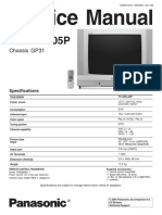 TV Panasonic TC-20KL05P - Chassis GP31 PDF