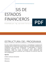 Analisis de Estados Financieros - Presentacion