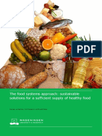 The Food Systems Approach: Sustainable Solutions For A Sufficient Supply of Healthy Food