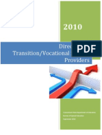 2010 Directory of Transition Service Providers 