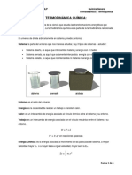 Termodinámica y Termoquímica