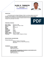 Marine Engineering Resume