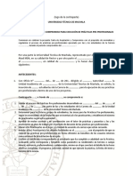 Formato de Carta de Compromiso