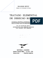 Tratado Elemental de Derecho - Petit) PDF