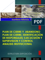 Plan de Cierre y Abandono