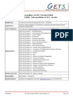 121 DC Circuits E104A Course Outline V2