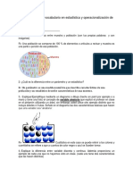 Tipos de Variables Aleatorias y Vocabulario