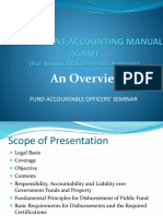 An Overview: Fund Accountable Officers' Seminar