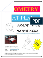 Geometry at Play Grade 10-12