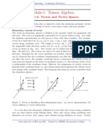 Continuum Mechanics and Tensor Algebra