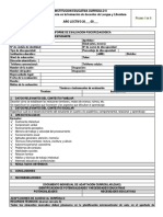 Informe de Evaluación Psicopedagógica y Diac 2017