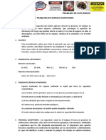 Procedimientos de Trabajos en Espacio Confinado