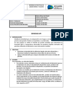 Informe Densidad API