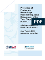 B23. Pathophysiology of Postpartum