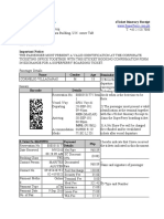 Eticket Itinerary Receipt