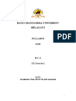 BCA III Semester 2017-18 Onwards