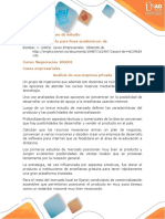 Caso Nuevo Negociación Análisis de Una Empresa Privada