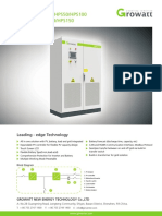 Growatt HPS 30-150 Technical Specification