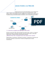 Enrutamiento Estático Con Mikrotik