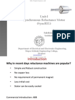 Unit-I Synchronous Reluctance Motor (Syncrel) : Sakthisudhursun B. Assistant Professor