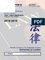 Compulsory Modules Level 4 and 5: Year 1 New Applicants