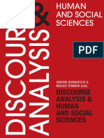 Bonnafus Temmar Discourse Analysis Human and Social Sciences