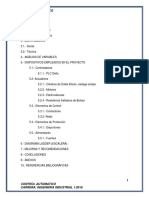 Informe Molino 3.0 (PROYECTO CONTROL AUTOMATICO UAGRM)