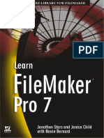 (Wordware Library For FileMaker) Jonathan Stars - Learn FileMaker Pro 7 (2004, Wordware Pub)