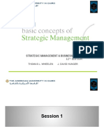 Strategic Management & Business Policy: Thomas L. Wheelen J. David Hunger