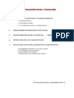 Estratificación Social y Educacion