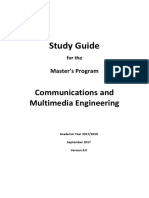 Study Guide: Communications and Multimedia Engineering