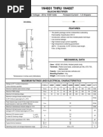 1N4001 THRU 1N4007: Reverse Voltage - 50 To 1000 Volts Forward Current - 1.0 Ampere