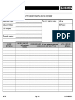 AAAA - Job Safety & Environmental Analysis Worksheet BLANK