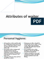 Attributes of Waiter