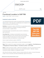 Functional Location in SAP PM