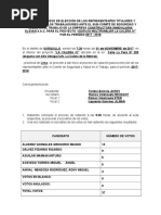 Formato - Acta de Proceso de Elección de Representantes de Los Trabajadores