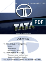 Tata Motors A Gbs Case Study: Professor Sir Sridhara Murthy