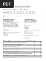 Evaluacion Lectura Domiciliaria La Estupenda Mama de Roberta