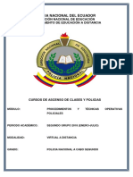 Módulo de Procedimiento y Técnicas Operativas Policiales POL.