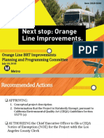 Orange Line Improvements Project Power Point 