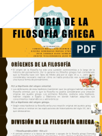 Trabajo Filosofia Historia de La Filosofía Griega